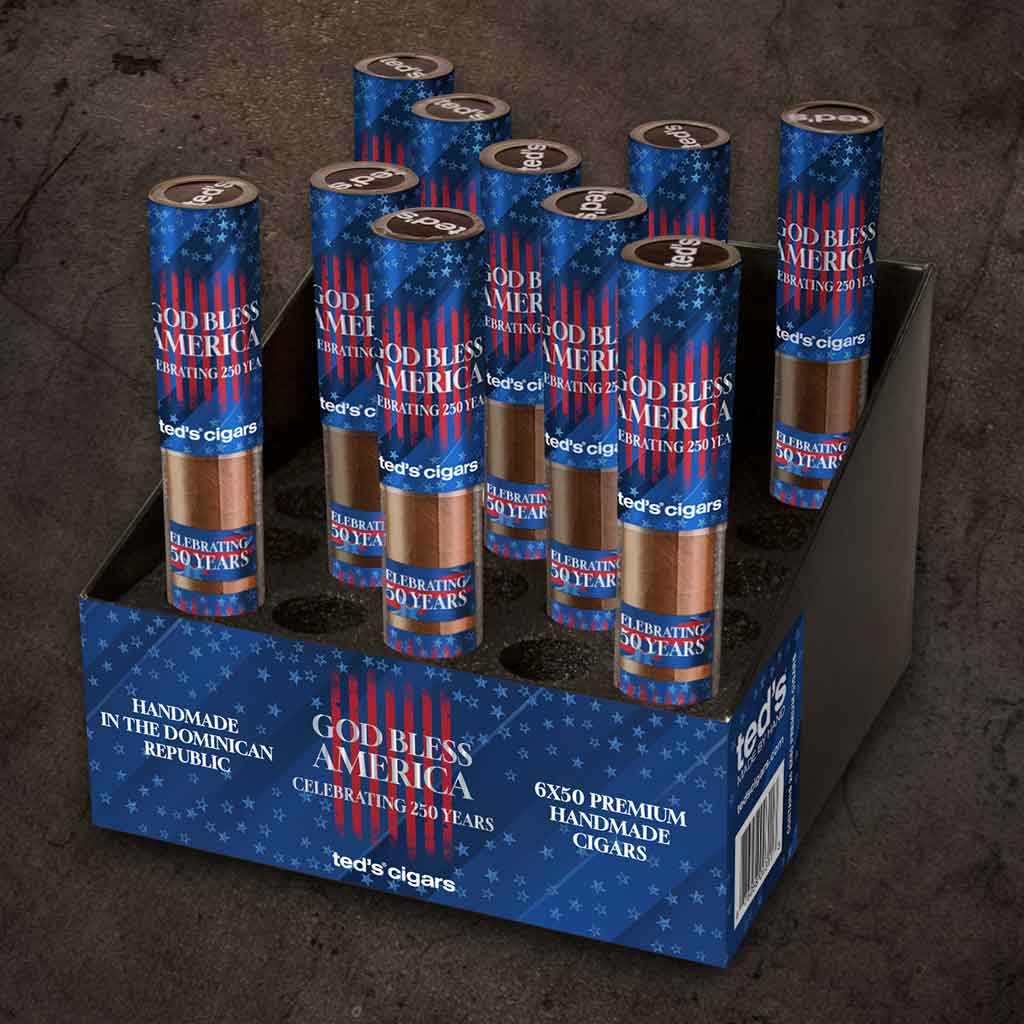 God Bless America 250 Cigar | 6x50 | Box of 10