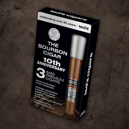 The Bourbon Cigar by Ted’s | 10th Anniversary | 3 Pack