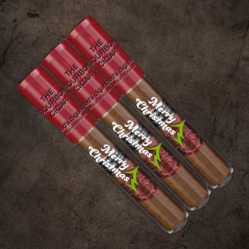 The Bourbon Cigar &quot;Merry Christmas&quot; - 3 Pack